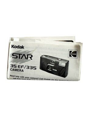 Kodak Star 35 EF/335 35mm Point & Shoot Film Camera - MANUAL ONLY